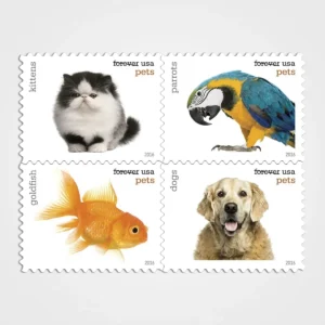 Pets Stamps - Forever First Class Postage Stamps