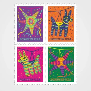Piñatas! Stamps - Forever First Class Postage Stamps
