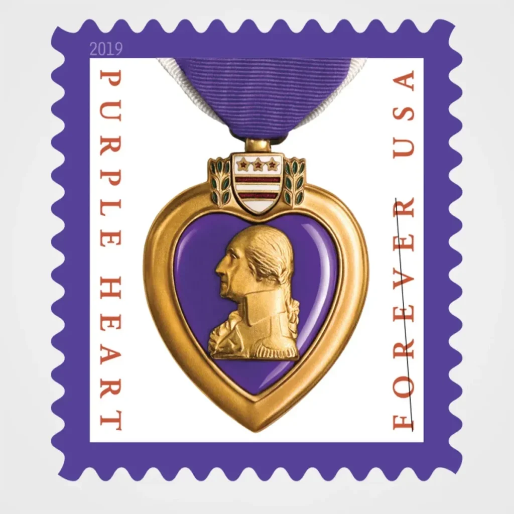 Purple Heart Medal Stamps - Forever First Class Postage Stamps