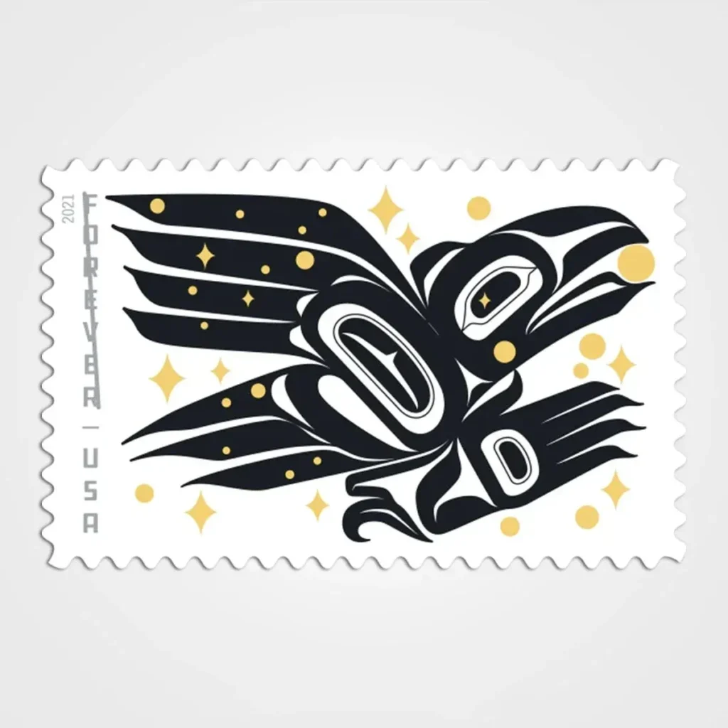 Raven Story Stamps - Forever First Class Postage Stamps