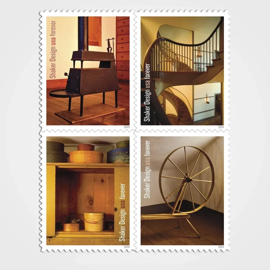 Shaker Design Stamps - Forever First Class Postage Stamps