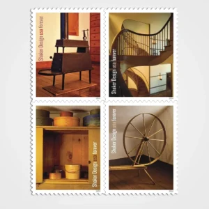 Shaker Design Stamps - Forever First Class Postage Stamps