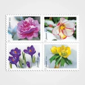 Snowy Beauty Stamps - Forever First Class Postage Stamps