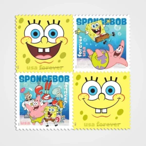 SpongeBob SquarePants Stamps - Forever First Class Postage Stamps