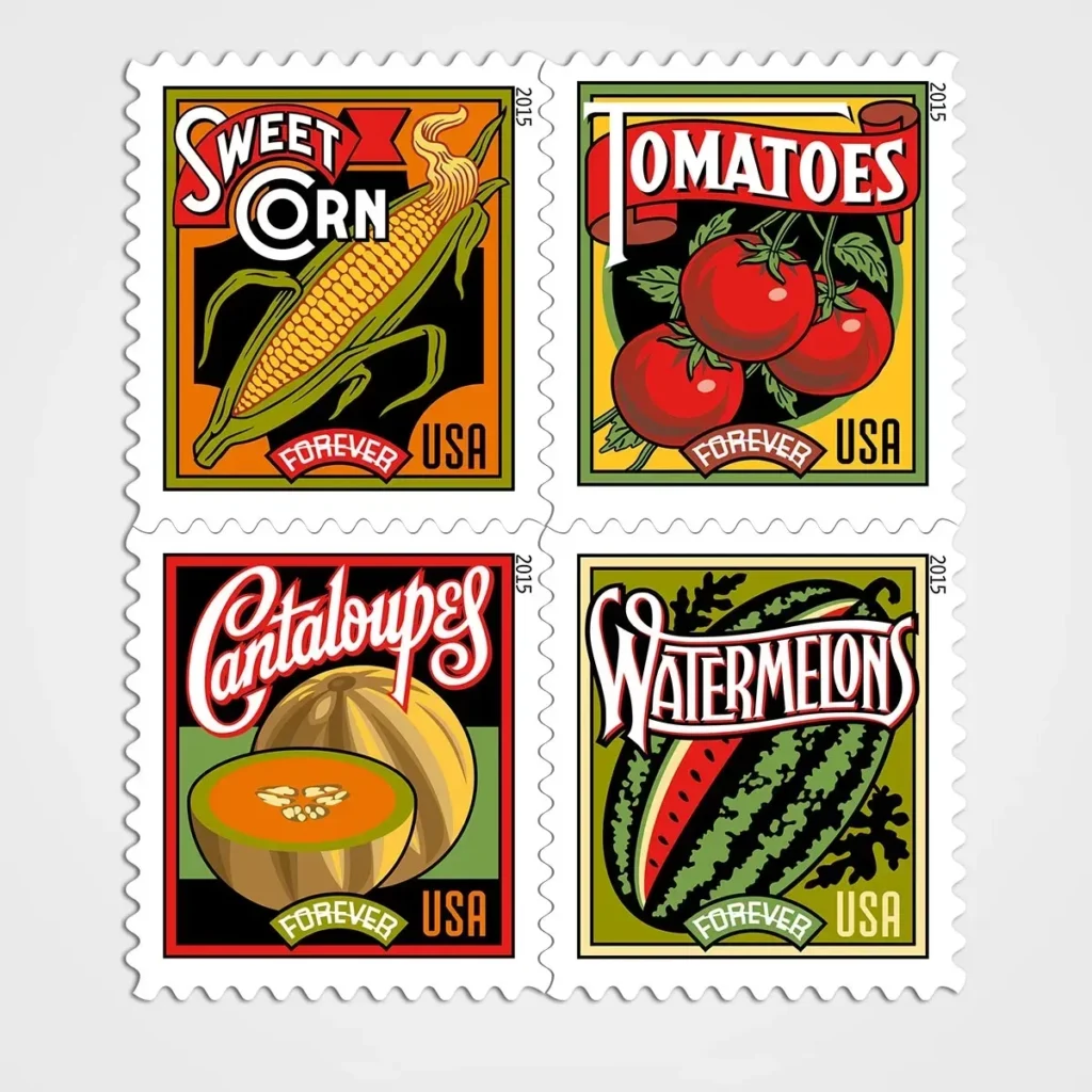 Summer Harvest Stamps - Forever First Class Postage Stamps