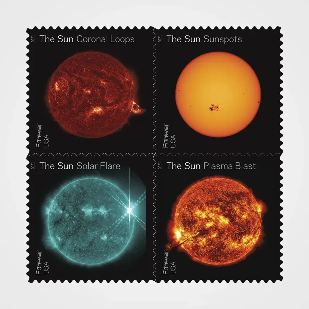 Sun Science Stamps - Forever First Class Postage Stamps
