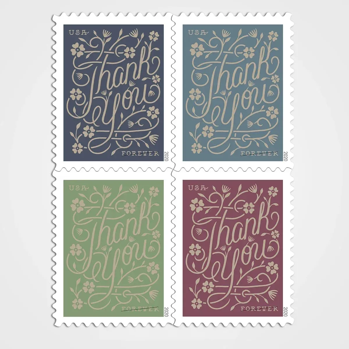 Thank You, Healthcare Community Stamps - Forever First Class Postage Stamps