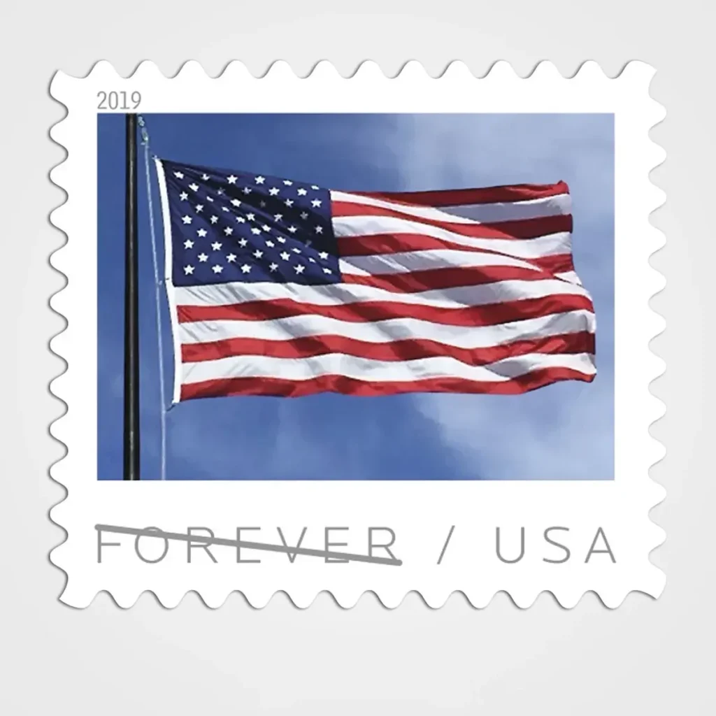 U.S. Flag 2019 Stamps - Forever First Class Postage Stamps