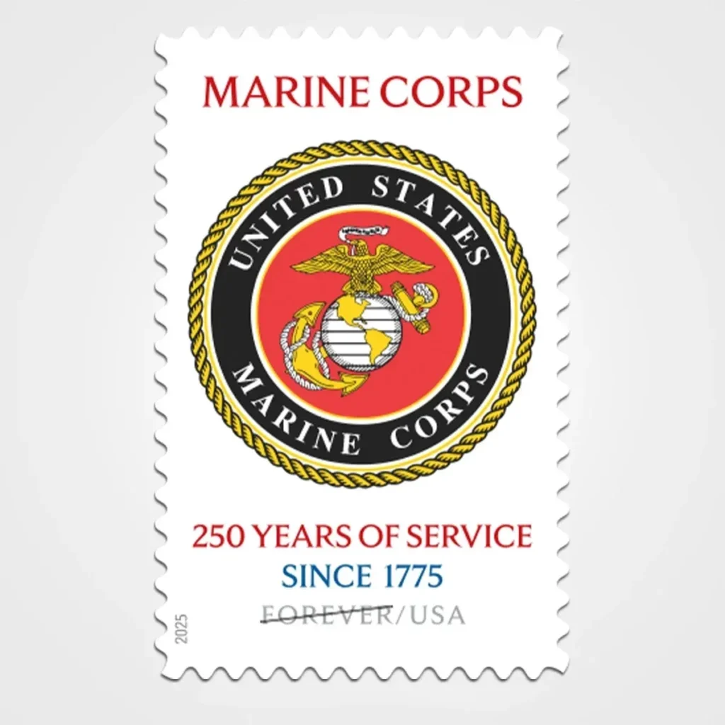 U.S. Marine Corps 250th Stamps - Forever First Class Postage Stamps