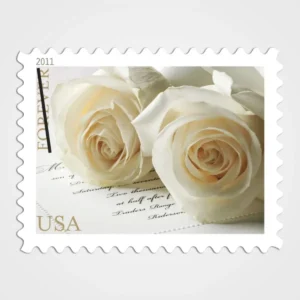 Wedding Roses Stamps - Forever First Class Postage Stamps