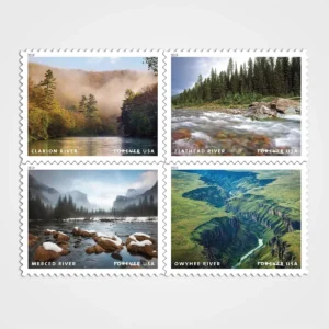 Wild and Scenic Rivers Stamps - Forever First Class Postage Stamps