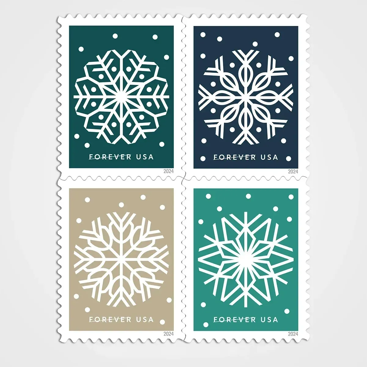 Winter Whimsy Stamps - Forever First Class Postage Stamps