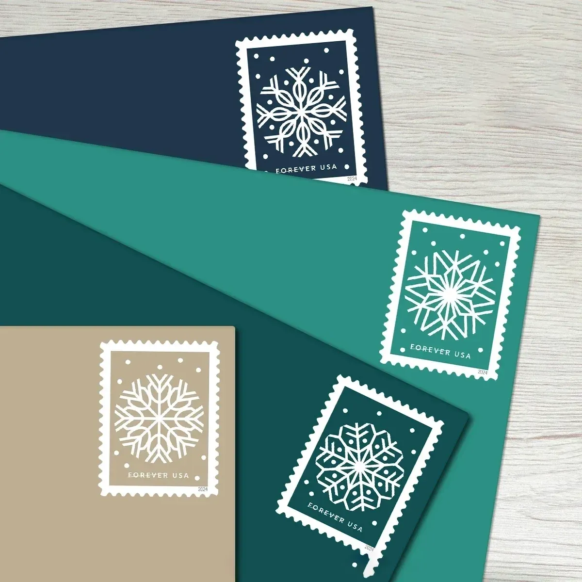 Winter Whimsy Stamps - Forever First Class Postage Stamps - Image 2