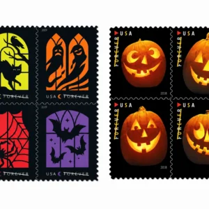 Halloween Forever Stamps – Pumpkin & Spooky Designs